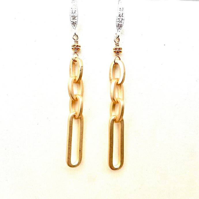 Gold Chain Earrings