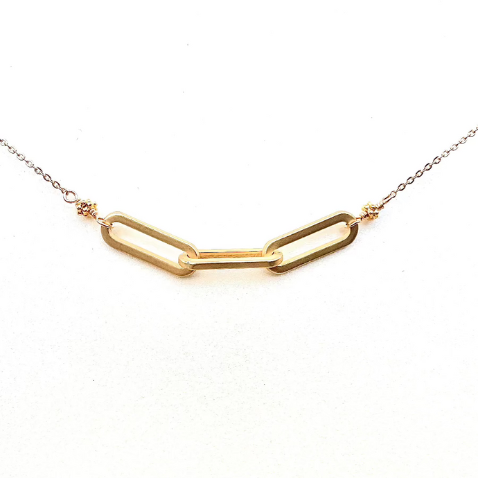 Triple Link Necklace