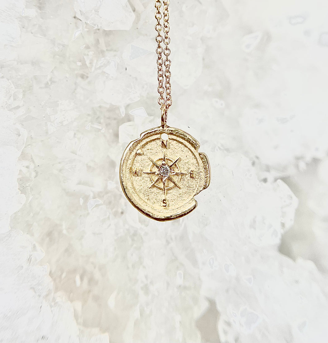 Small Compass Necklace