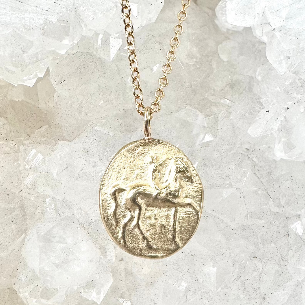 Small The Horse A Beautiful Bond Delicate Necklace