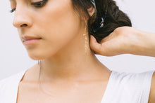 Load image into Gallery viewer, Gemstone Drop Earrings in Rose Gold