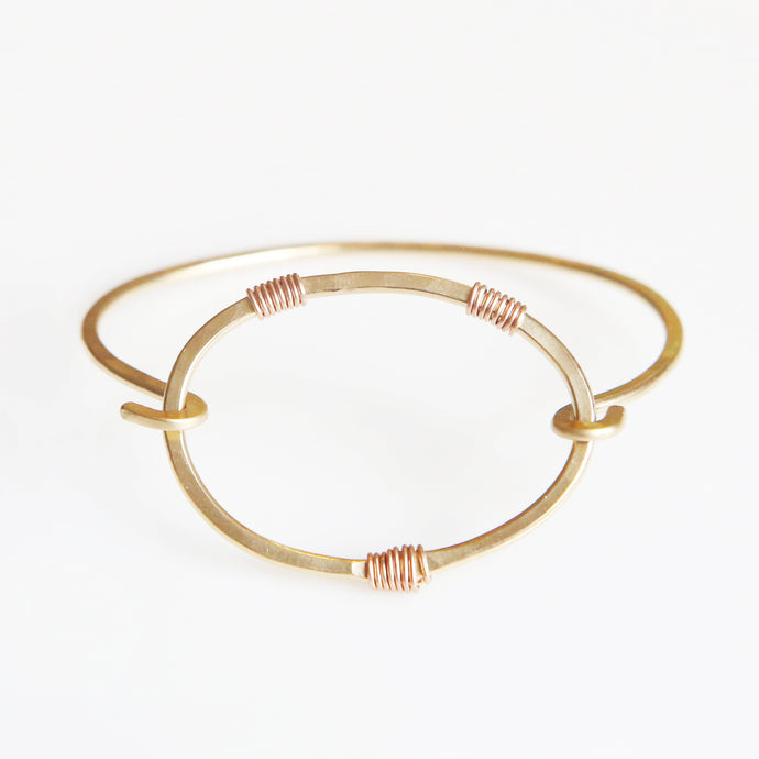 Bangle with Rose Gold
