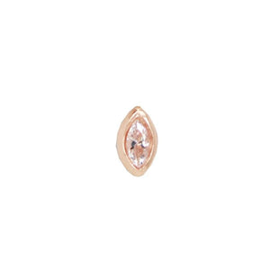 Rose Gold Marquise Studs
