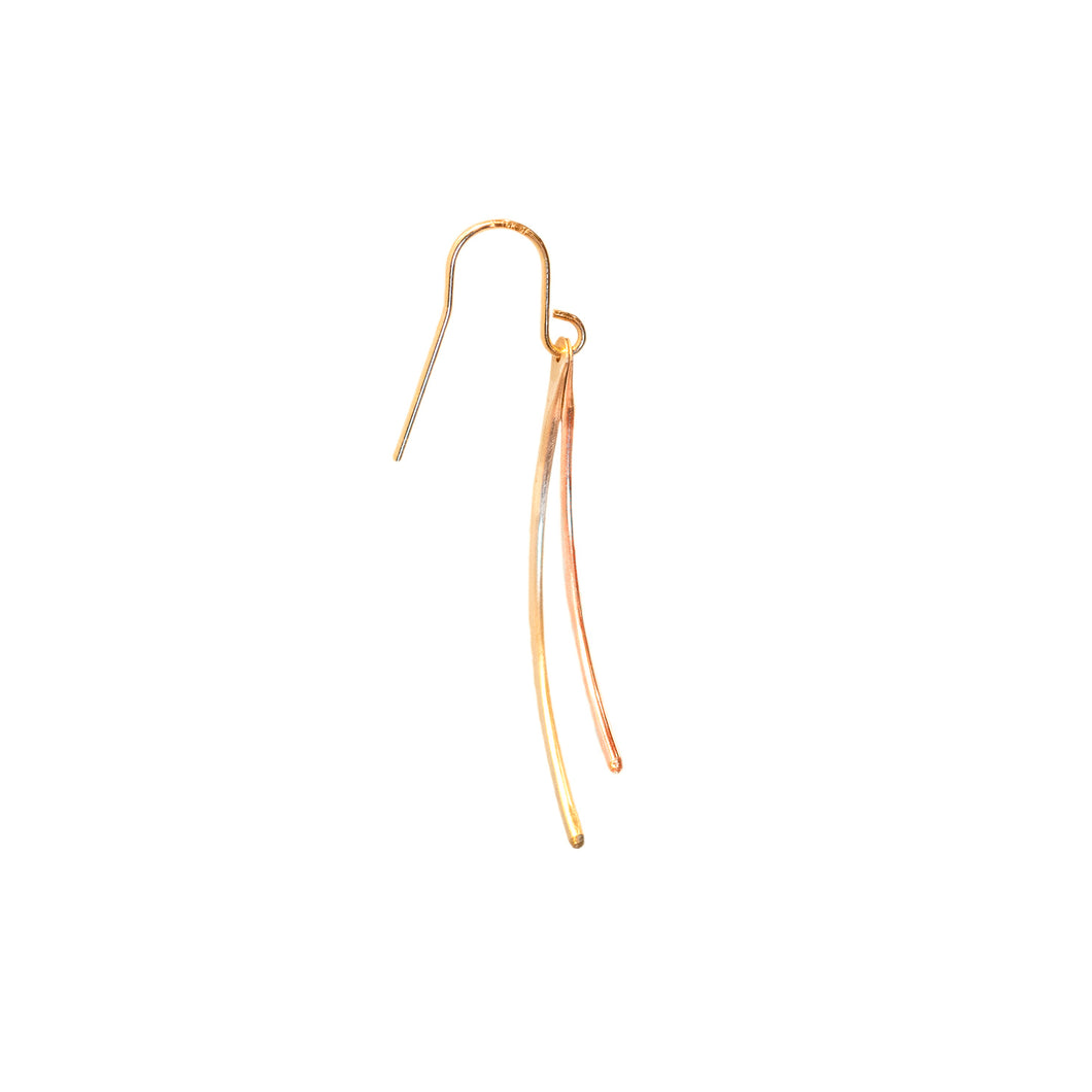 Gold Split Earrings