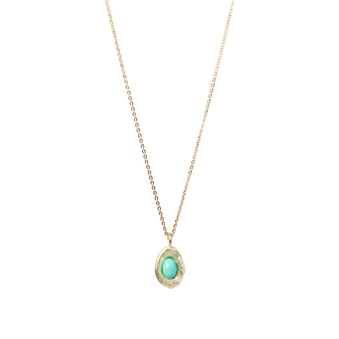 Turquoise Oval Necklace