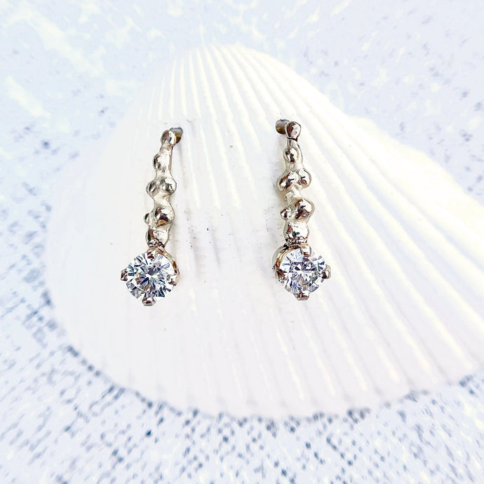 Bubbles 4mm Diamond Earrings