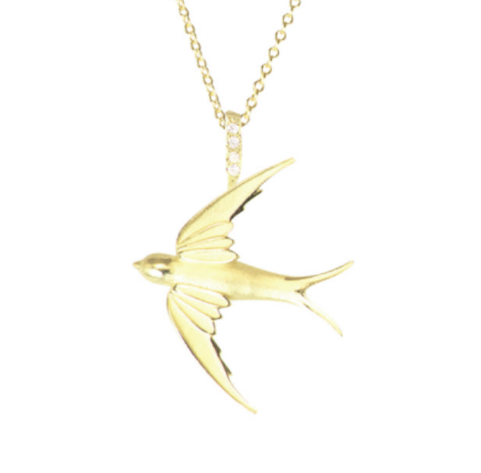 Delicate Swallow Necklace