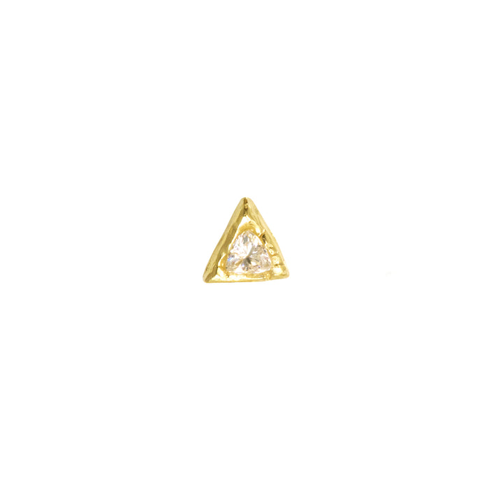 Gold Triangle Stud