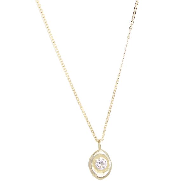 Champagne Round Necklace
