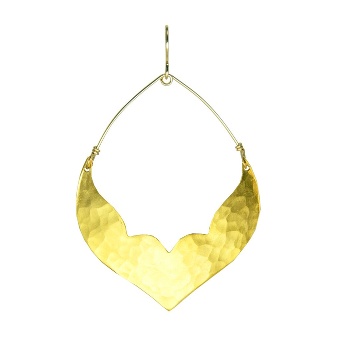 Gold Lotus Moroccan Earrings